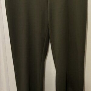 Halston: Size Medium, Army Green Straight Pants